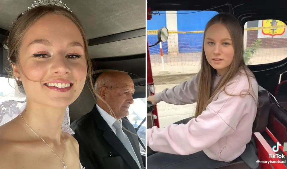 La joven rusa es la sensación entre los usuarios peruanos de TikTok. Foto: composición LR/Maryisnotsad/Instagram/Tiktok