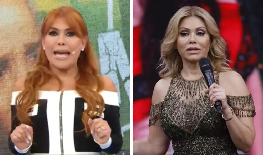 Magaly Medina se pronunció sobre Gisela Valcárcel en la última emisión de "Magaly TV: la firme". Foto: composición LR/captura de ATV/América TV - Video: ATV