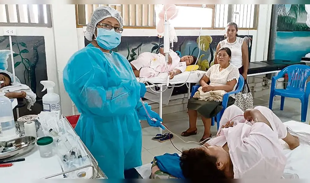Piura sin sueros para hidratar a pacientes con dengue. Foto: La República