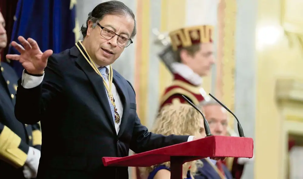 Perdió el congreso. Petro no pudo mantener alianza con sus aliados en el Senado y en la Cámara de Representantes. Foto: EFE