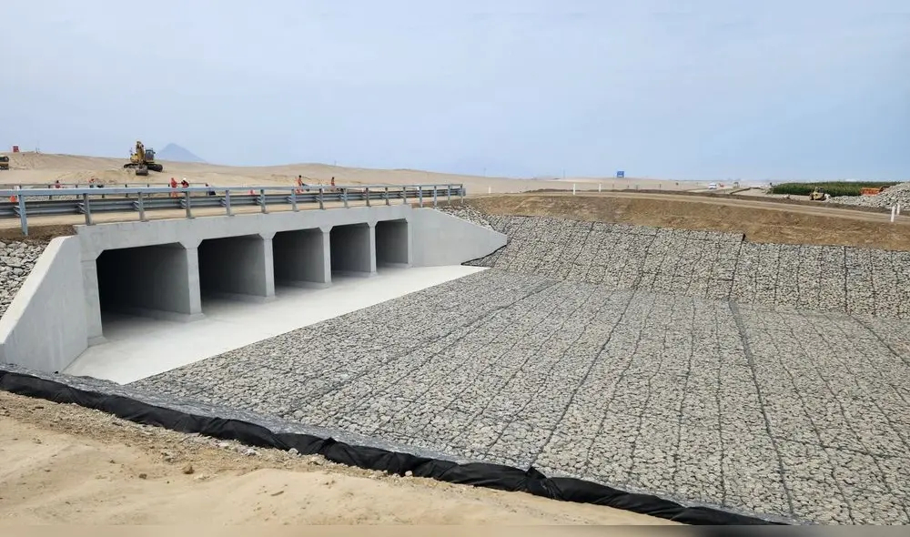 Obras de quebrada de El León está en un 40%. Foto: La República Obras de quebrada de El León está en un 40%. Foto: La República