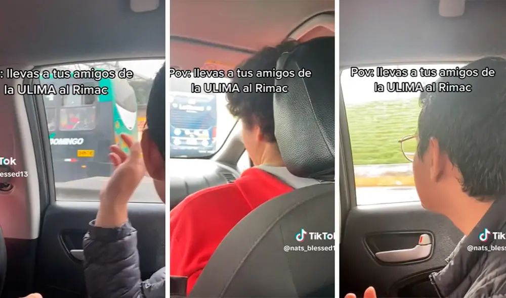 La reacción de los jóvenes hizo que varios cibernautas suelten algunas carcajadas. Foto: composición LR / capturas de TikTok / @nats_blessed13 La reacción de los jóvenes hizo que varios cibernautas suelten algunas carcajadas. Foto: composición LR / capturas de TikTok / @nats_blessed13