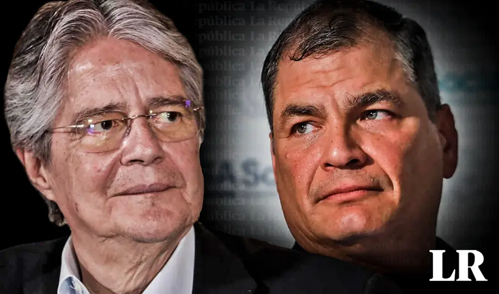 El expresidente de Ecuador, Rafael Correa, se pronunció sobre la 'muerte cruzada' firmada por Lasso. Foto: composición Fabrizio Oviedo/EFE