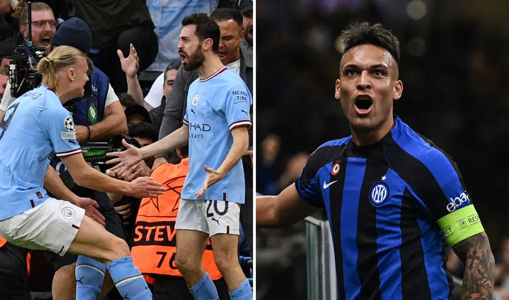 Manchester City busca su primera 'Orejona'; mientras que el Inter, la cuarta. Foto: Composición LR/AFP Manchester City busca su primera 'Orejona'; mientras que el Inter, la cuarta. Foto: Composición LR/AFP