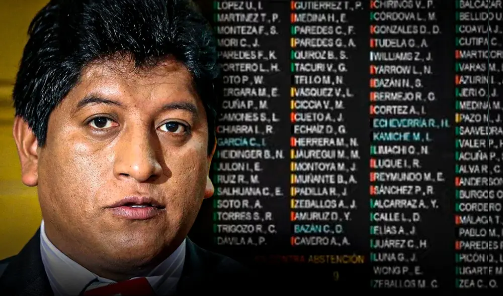 Josué Gutiérrez contó con el apoyo de Fuerza Popular en la elección para el defensor del Pueblo. Foto: diseño de Gerson Cardoso/La República