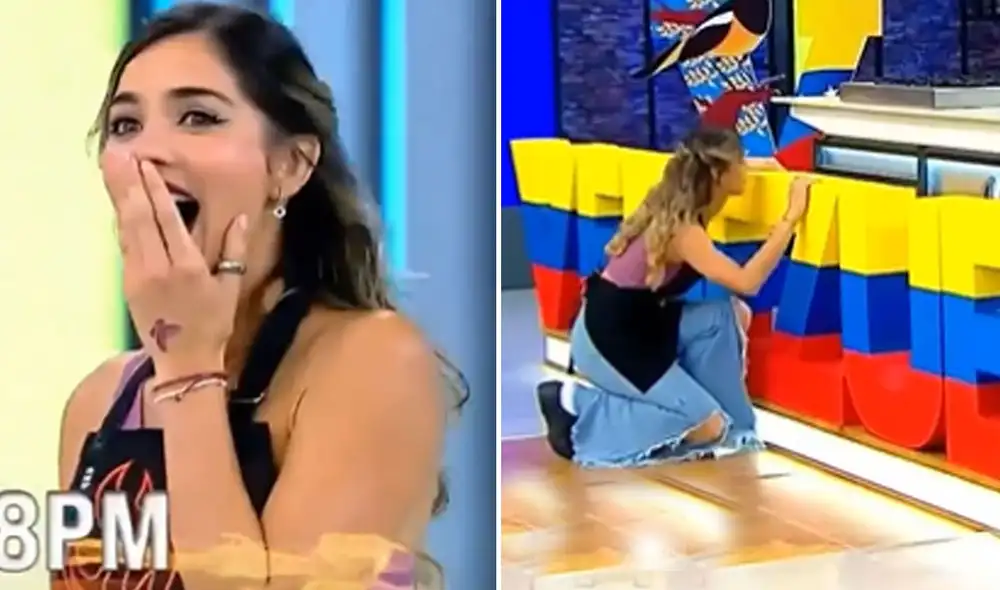 Korina Rivadeneira se vio emocionada con la última edición de "El gran chef: famosos". Foto: composición LR/captura de Latina - Video: Latina Korina Rivadeneira se vio emocionada con la última edición de "El gran chef: famosos". Foto: composición LR/captura de Latina - Video: Latina