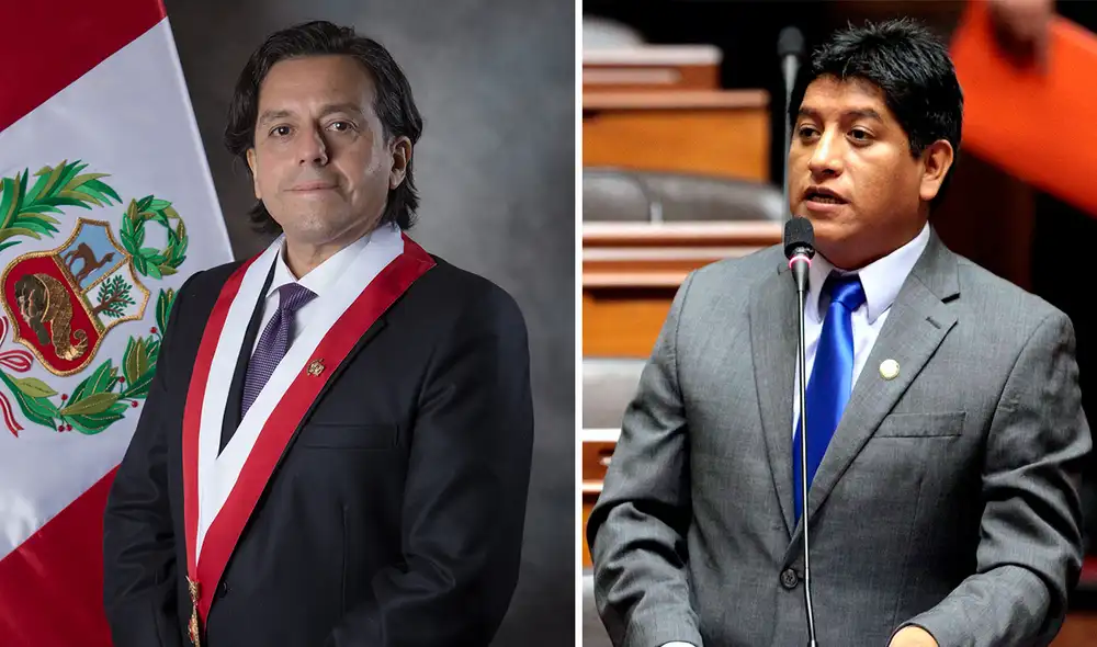 Edward Málaga ha cuestionado la designación de Josué Gutiérrez en la Defensoría del Pueblo. Foto: composición LR/Congreso de la República