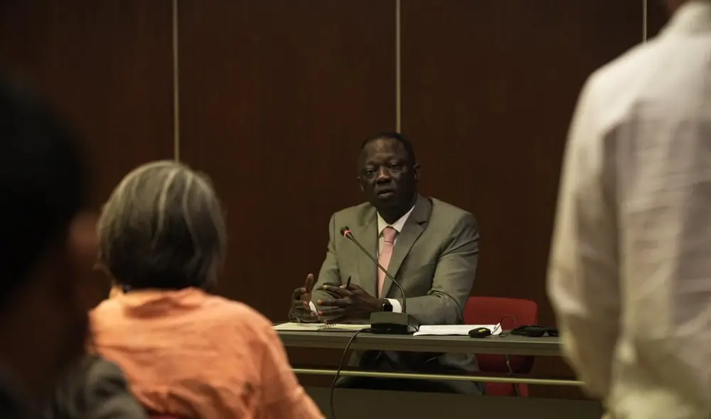 "Ellos son peruanos y están manifestándose", recalcó Clément Nyaletsossi en conferencia de prensa. Foto: John Reyes/La República