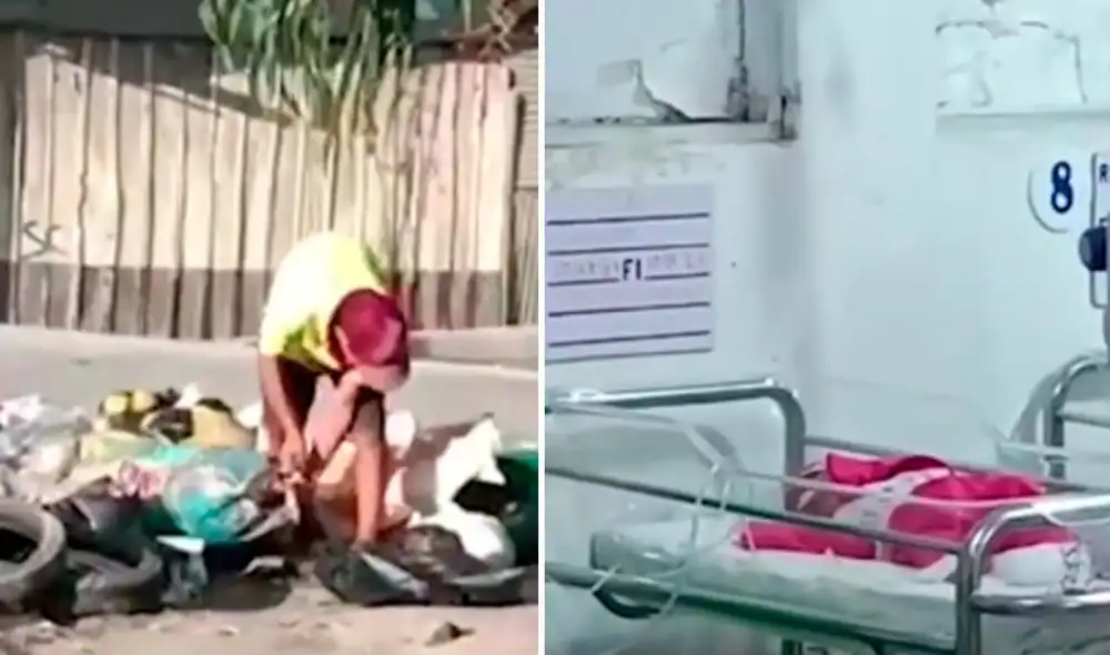 Hasta la fecha, el paradero de los padres e identificación de la bebé se desconoce. Foto: America TV Hasta la fecha, el paradero de los padres e identificación de la bebé se desconoce. Foto: America TV