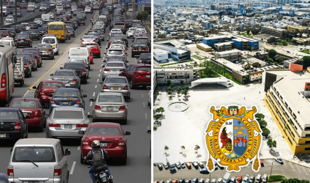 Rutas alternas para llegar a San Marcos tras el cierre de la avenida Venezuela. Foto: composición LR/Andina/ UNMSM