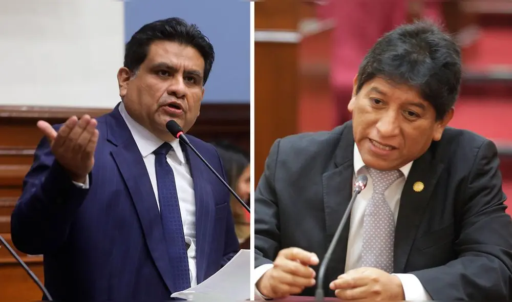 Juan Burgos justició que el Congreso haya designado a Josué Gutiérrez como defensor del pueblo. Foto: composición LR/ Congreso-Video: Twitter/@cesarcombina