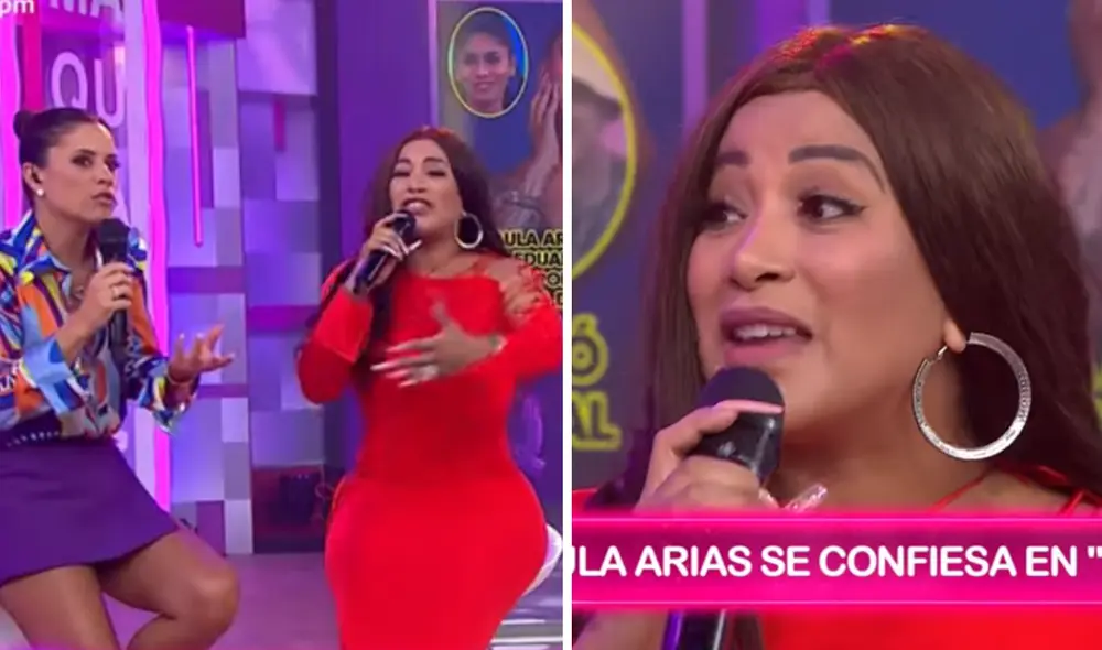 Paula Arias ya no quiere que le consulten sobre Eduardo Rabanal. Foto: composición LR/América TV - Video: América TV