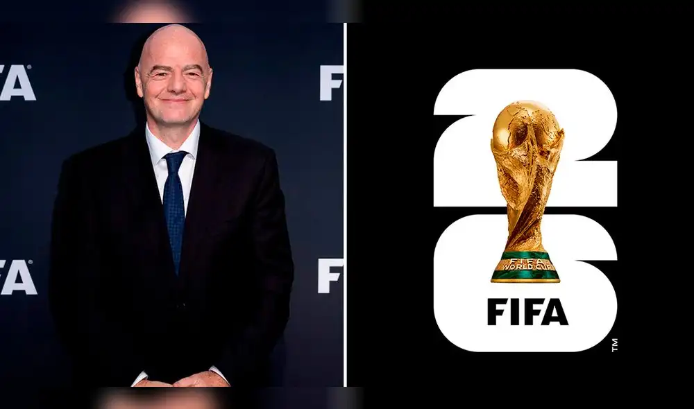 Gianni Infantino presentó el logo del Mundial 2026 en Los Ángeles. Foto: composición EFE/FIFA | Video: FIFA