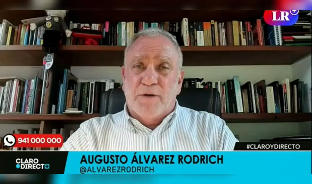 Augusto Álvarez Rodrich también habló sobre la presidencia remota que plantea Dina Boluarte. Foto: Claro y Directo. Augusto Álvarez Rodrich también habló sobre la presidencia remota que plantea Dina Boluarte. Foto: Claro y Directo.