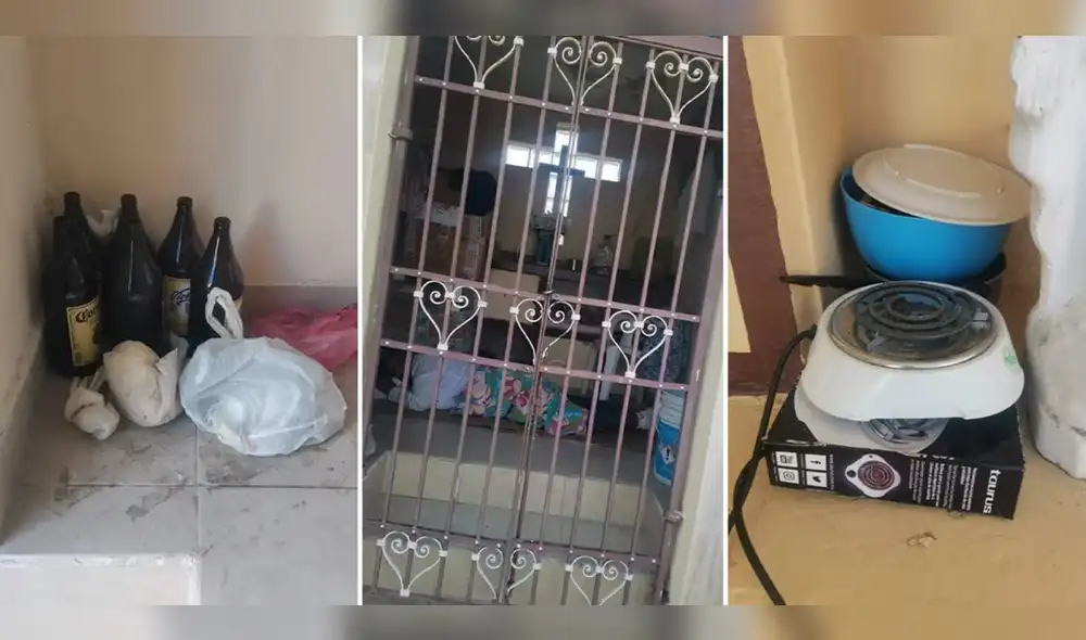 Dentro del mausoleo había una cocina eléctrica y botellas de cerveza. Foto: Facebook/alertacozumel Dentro del mausoleo había una cocina eléctrica y botellas de cerveza. Foto: Facebook/alertacozumel