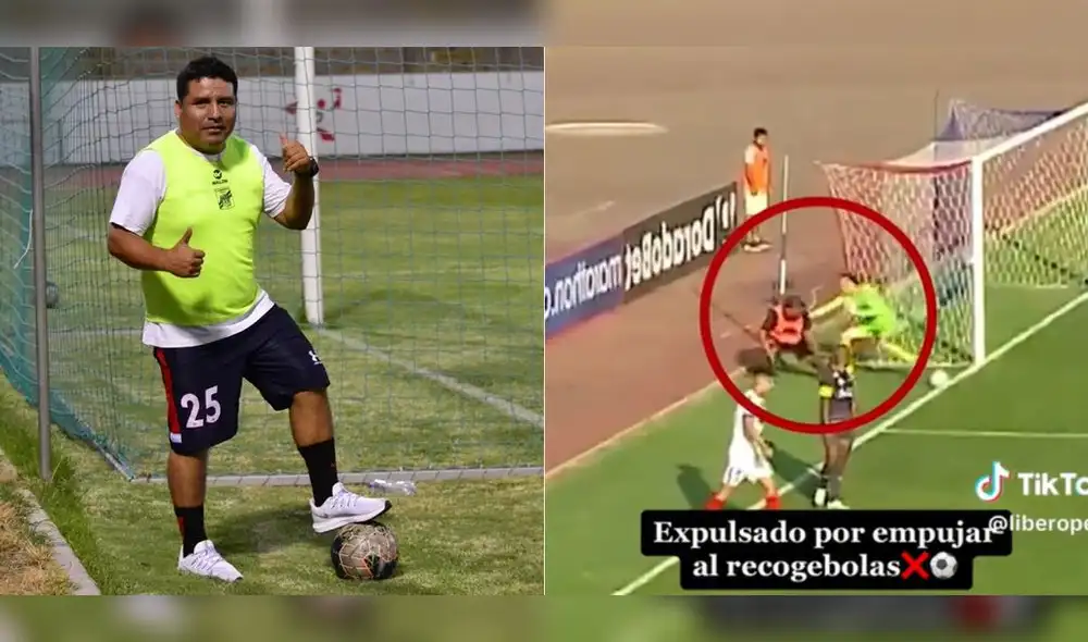 Zubczuk salió expulsado por empujar a Paredes. Foto: composición LR/Facebook/Jose Paredes/captura de TikTok/Líbero