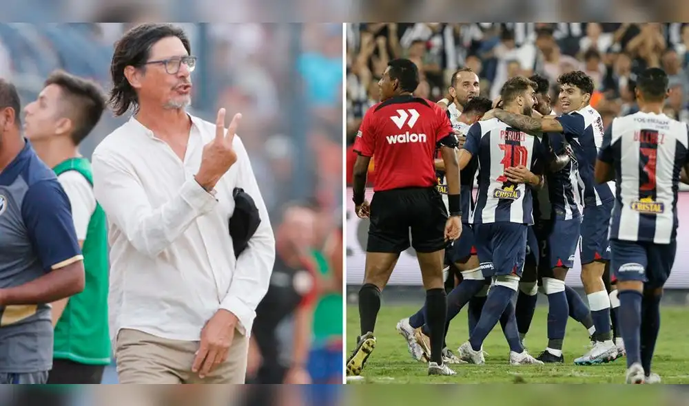 Ángel Comizzo se mostró fastidiado por el rol del arbitraje en el Alianza vs. Municipal. Foto: composición LR/Luis Jiménez/GLR