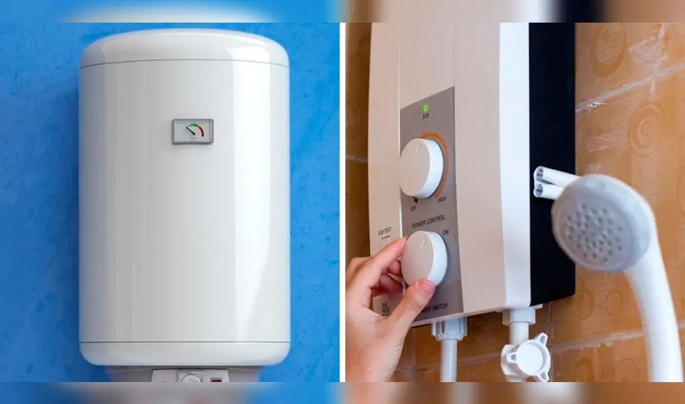 Conoce las diferencias entre un calentador de agua y una ducha eléctrica. Foto: composición LR/multiserviciosprecisur