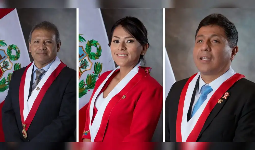 Raúl Doroteo, Javier Padilla y Silvana Robles piden reembolsos presuntamente irregulares al Congreso. Fotos: Congreso
