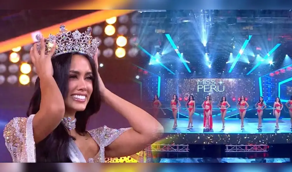 Camila Escribens se coronó como la Miss Perú 2023. Foto: composición LR/ capturas de América TV Camila Escribens se coronó como la Miss Perú 2023. Foto: composición LR/ capturas de América TV