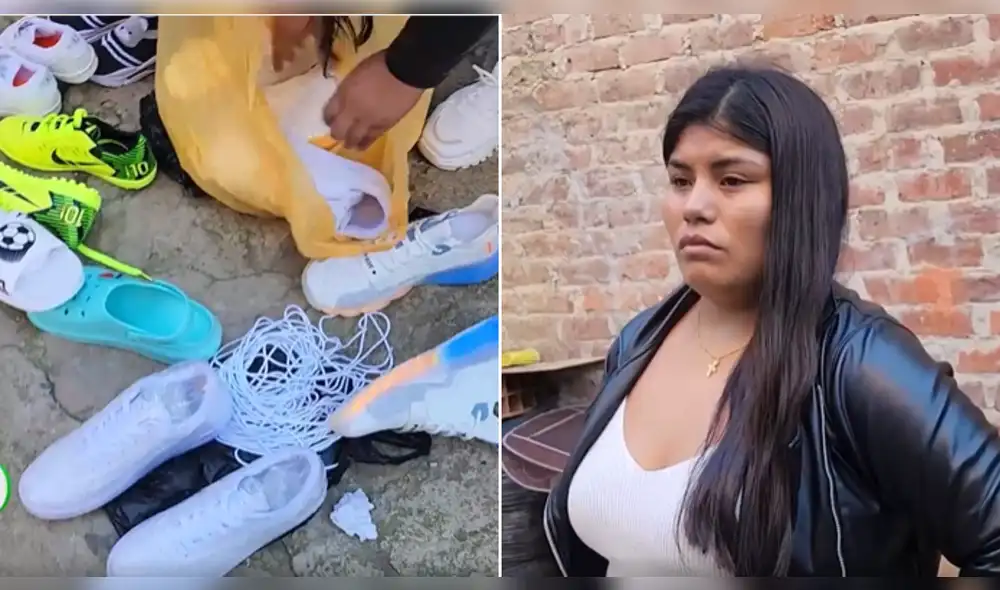 Empresaria sufre robo de calzados en La Libertad. Foto: composición LR/captura de HCO TV Huamachuco - Video: HCO TV Huamachuco Empresaria sufre robo de calzados en La Libertad. Foto: composición LR/captura de HCO TV Huamachuco - Video: HCO TV Huamachuco