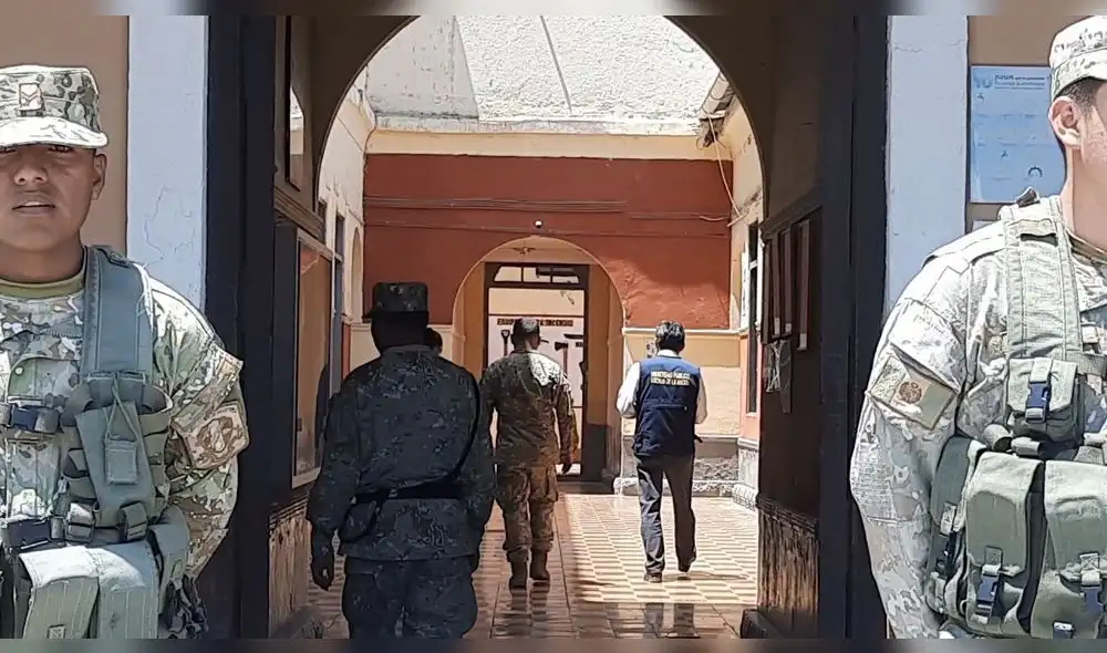 Local del Ejército del Perú, en la ciudad de Lambayeque, fue intervenido por Fiscalía. Foto: difusión