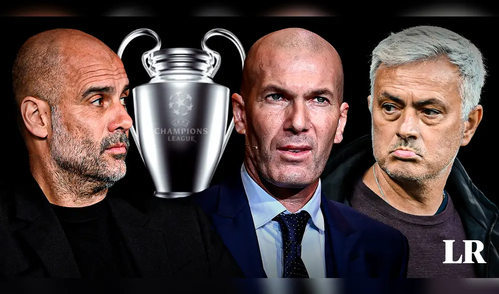 Pep Guardiola, Zidane y Mourinho tienen 'Orejonas' en su haber, pero priorizan la liga. Foto: Composición LR/Alvaro Lozano