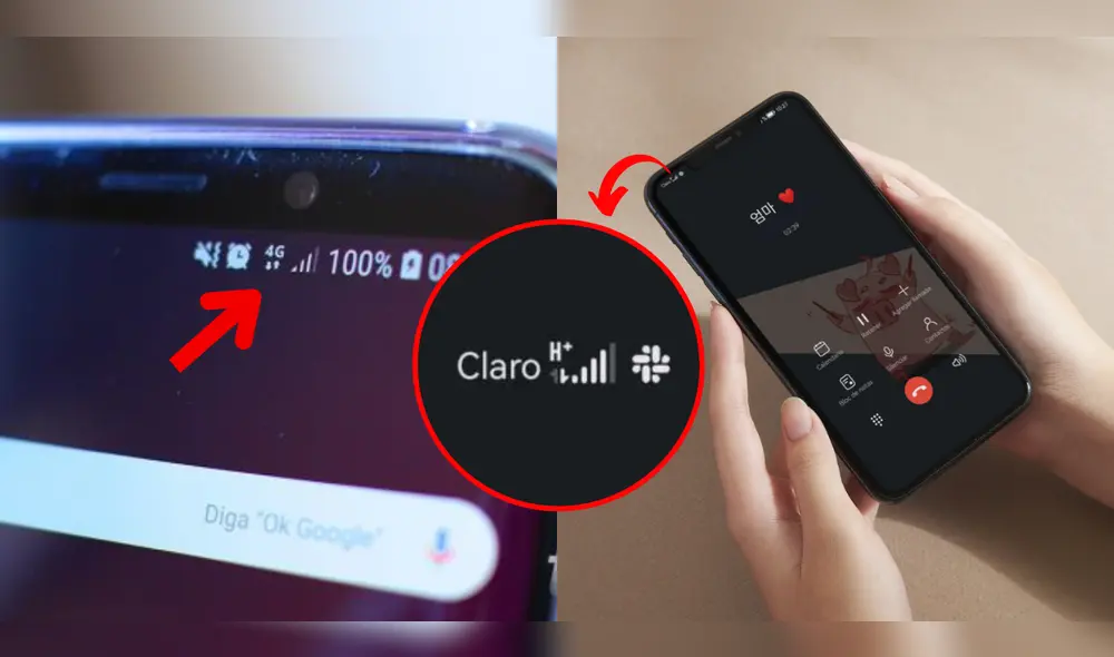 Conoce por qué durante las llamadas, los smartphones cambian de red 4G a H+. Foto: comoposición LR/Tecnoblog/La República Conoce por qué durante las llamadas, los smartphones cambian de red 4G a H+. Foto: comoposición LR/Tecnoblog/La República