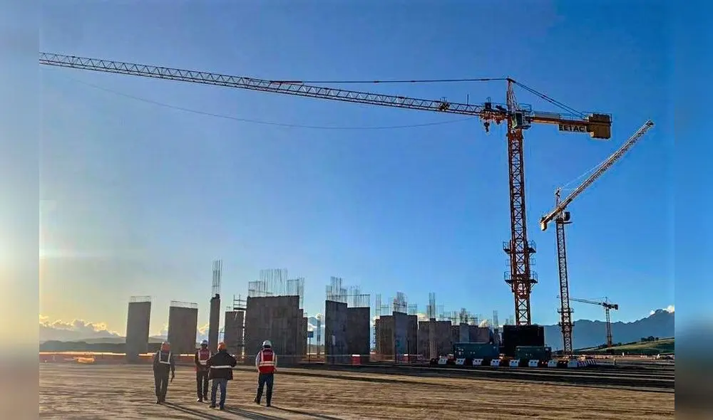 Obras se realizan en la zona destinada a los vuelos al extranjero, que tendrá 4 salas de embarque. Foto: MTC