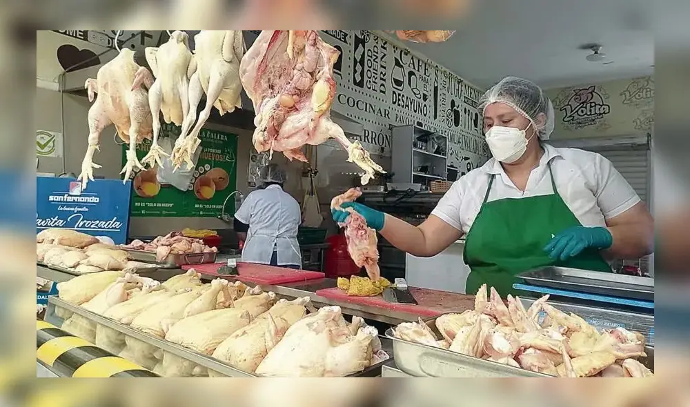Precio del pollo aún no alcanza los niveles de enero.  Foto: MIDAGRI
