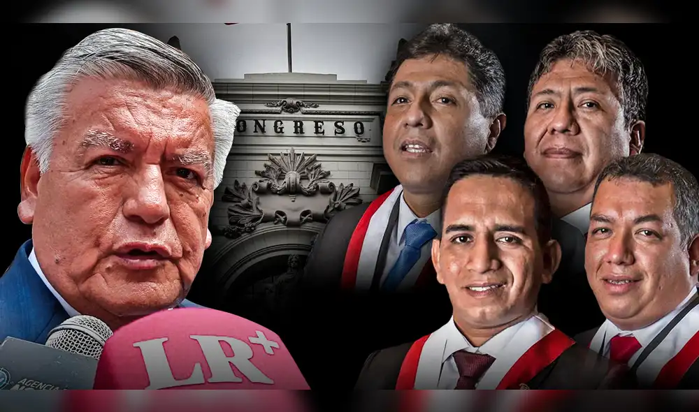 El Congresó rechazó un informe de la Comisión de Ética contra Raúl Doroteo, Elvis Vergara, Jorge Flores y Darwin Espinoza. Foto: composición LR/Sergio Verde/LR. VIDEO: Sergio Verde/LR