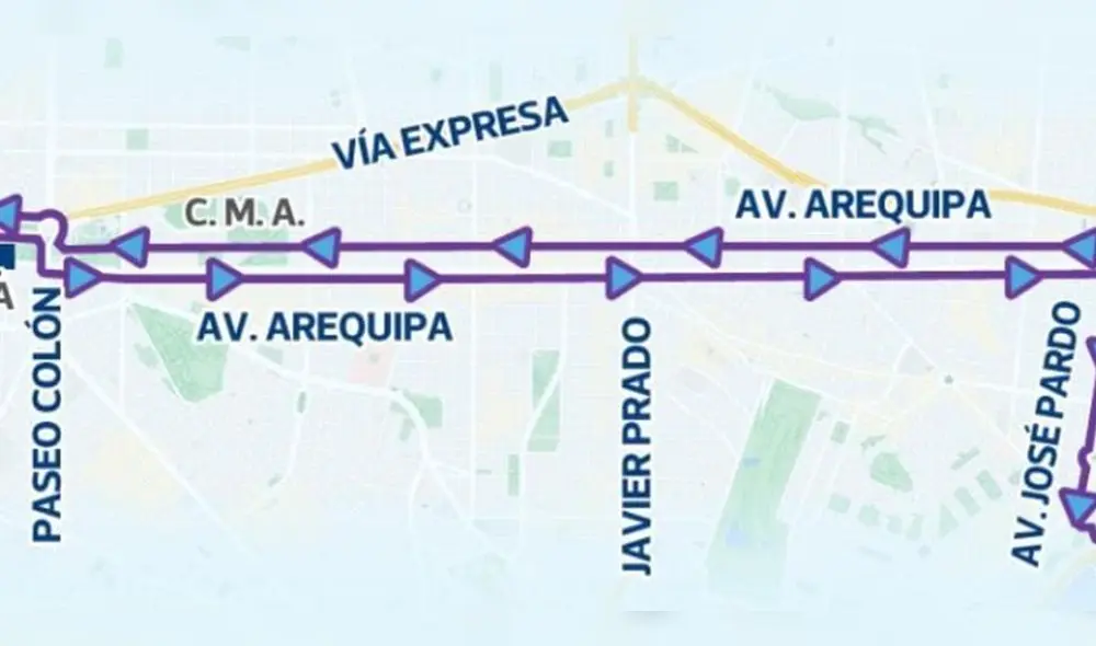 Plan de desvío vehicular por Maratón 42k. Foto: captura/Municipalidad de Lima