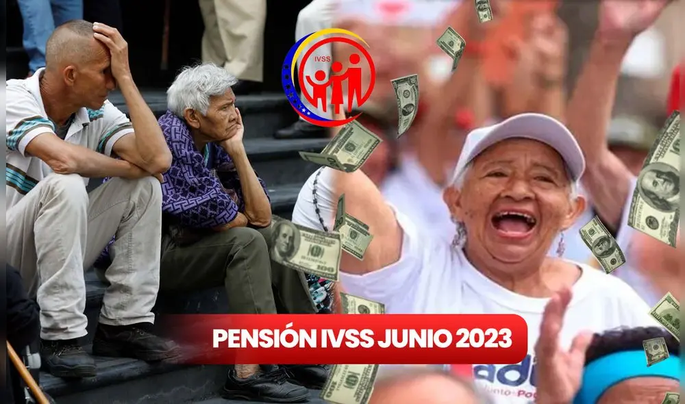 El pago de la pensión IVSS de junio se entrega con un mes de anticipación a través del Sistema Patria. Foto: El Cooperante/ El Universal/ Composición LR.