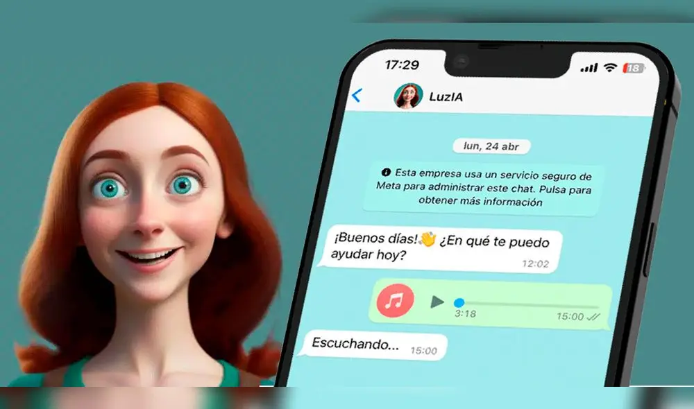 IA está disponible en cualquier teléfono con WhatsApp. Foto: Wired IA está disponible en cualquier teléfono con WhatsApp. Foto: Wired