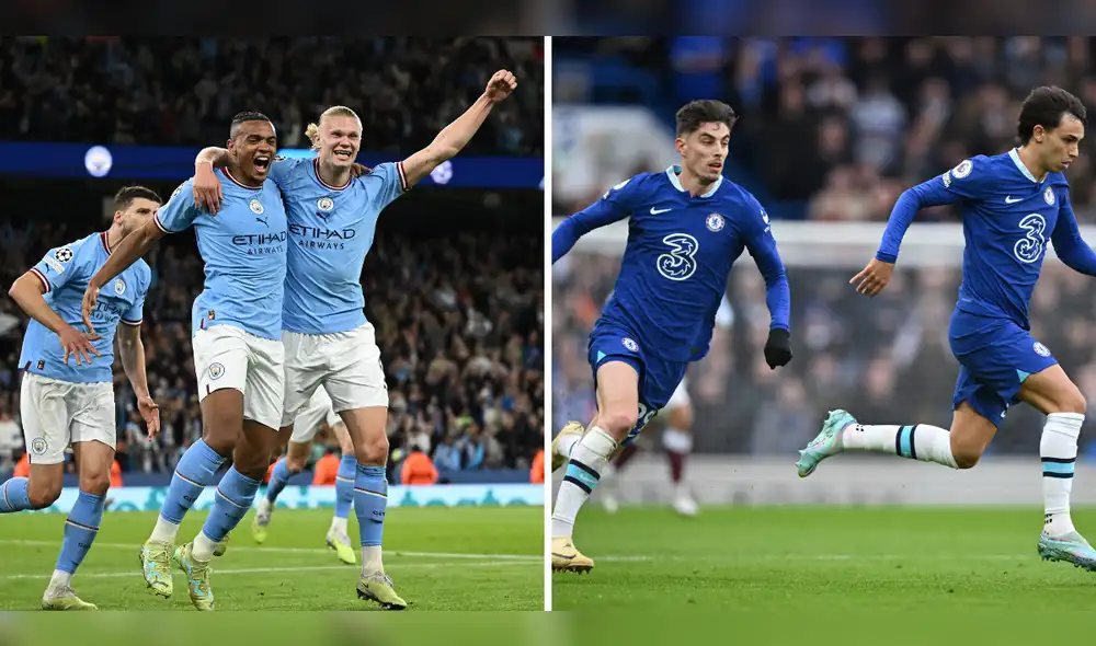 El último encuentro entre ambos fue goleada 4-0 del City. Foto: composición LR/AFP