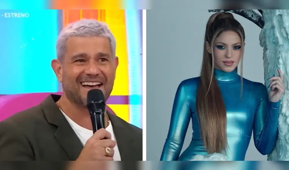 El conductor de televisión aseveró que la nueva canción de Shakira despertó muchos recuerdos bonitos en él. Foto: Composición LR/ América Televisión / Youtube / Shakira / Instagram. Video : América Televisión. El conductor de televisión aseveró que la nueva canción de Shakira despertó muchos recuerdos bonitos en él. Foto: Composición LR/ América Televisión / Youtube / Shakira / Instagram. Video : América Televisión.