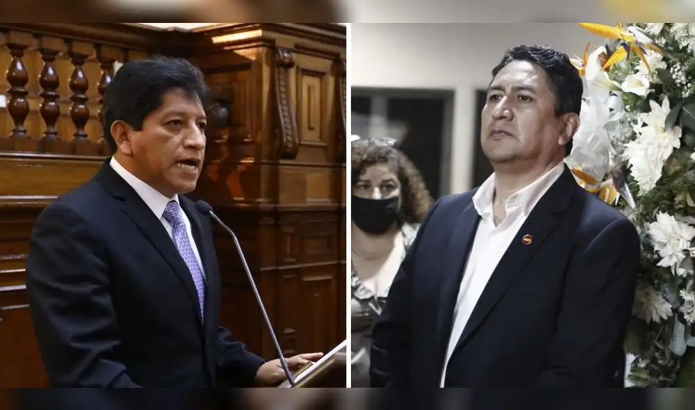 Gutiérrez rechazó la expresión de "portero" contra Cerrón. Foto: composición LR/Congreso/La República Gutiérrez rechazó la expresión de "portero" contra Cerrón. Foto: composición LR/Congreso/La República