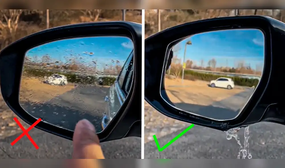 Convierte tus lunas en imperneables con un producto casero. Foto: composición LR/captura de TikTok/@tonggeshuoche