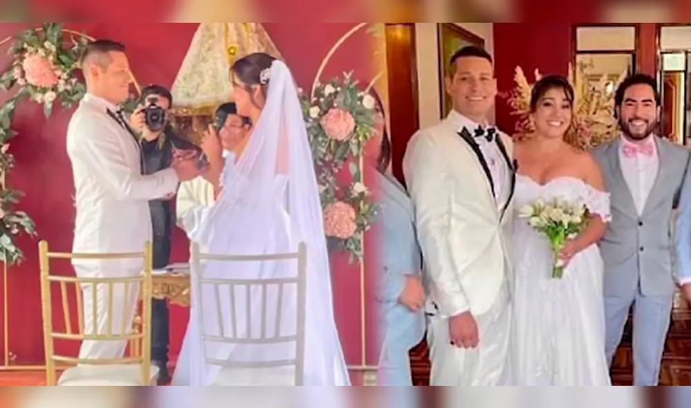 Luigui Carbajal contrajo nupcias con su pareja 14 años menor. Foto: composición LR/Instagram/Instarándula