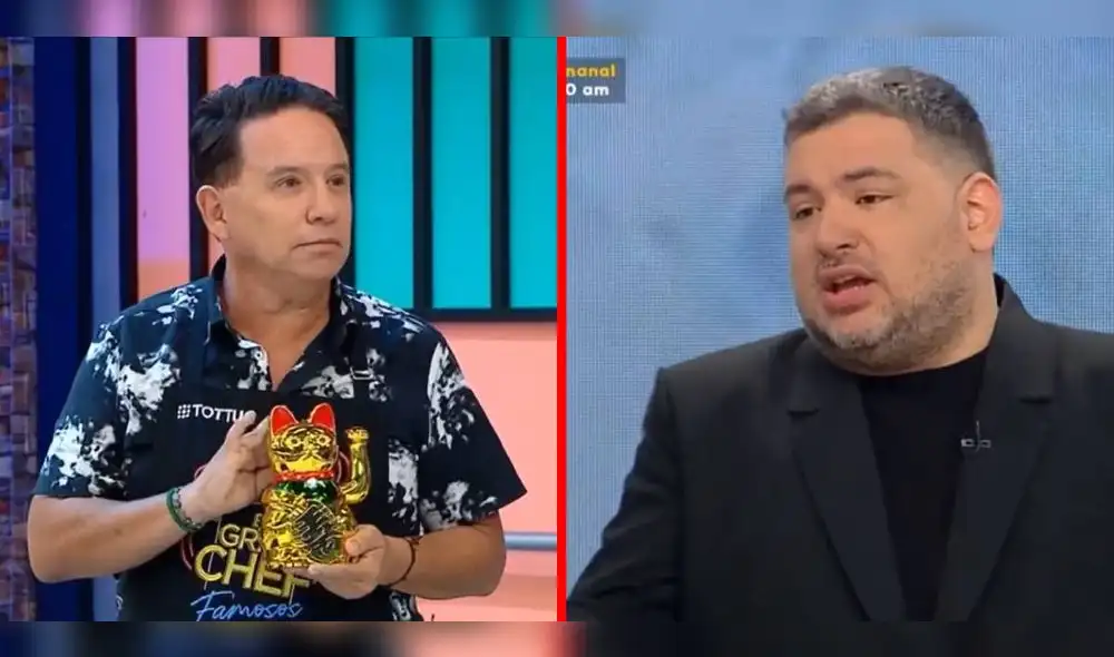 Javier Masías no quiere que Rondón siga en 'El gran chef famosos'. Foto: Latina Javier Masías no quiere que Rondón siga en 'El gran chef famosos'. Foto: Latina