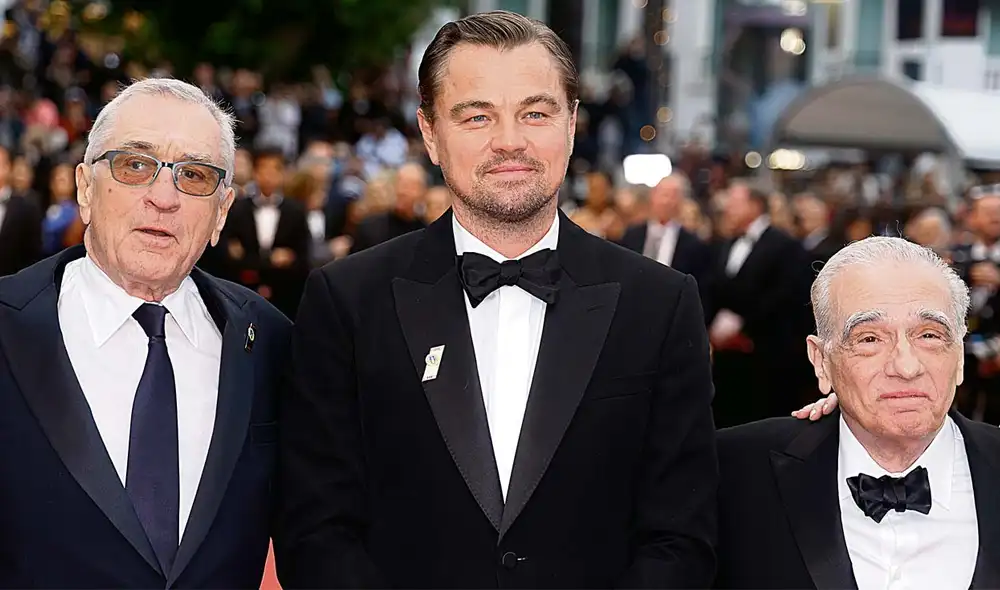 Gala. De Niro, DiCaprio y Scorsese. Foto: difusión Gala. De Niro, DiCaprio y Scorsese. Foto: difusión