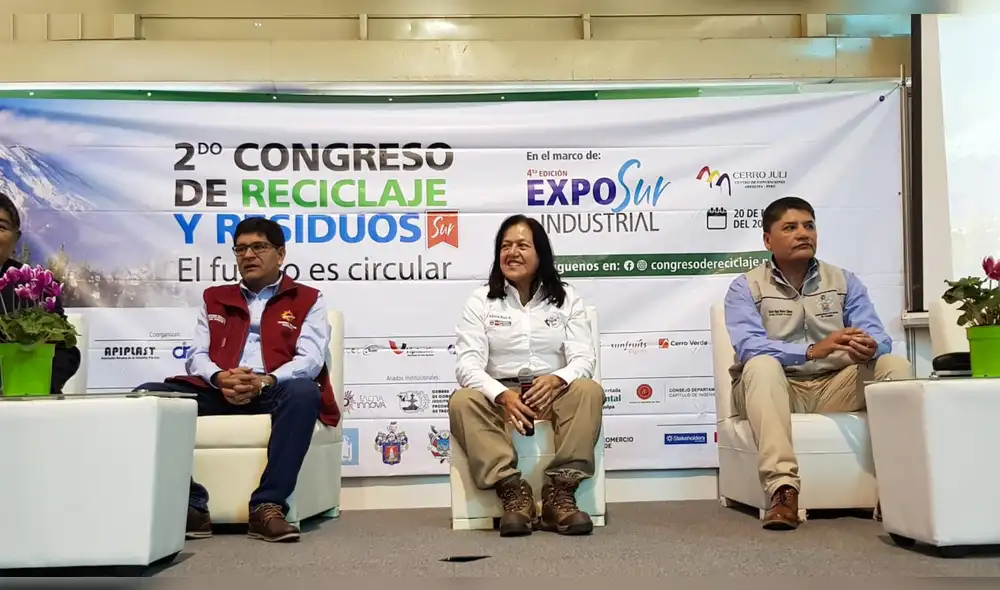 Agenda. Ministra del Ambiente cumplió agenda en Arequipa. Foto: La República.