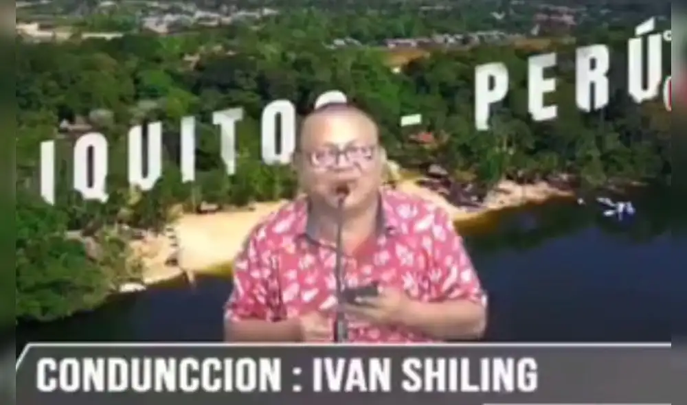 Televidente hizo pasar mal momento a conductor de programa. Foto: Loreto Iquitos Noticias