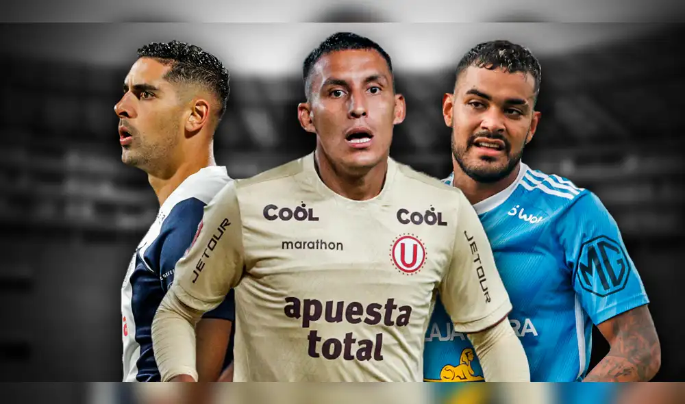 Alianza Lima, Universitario y Sporting Cristal se ubican en el primer, segundo y tercer puesto de la Liga 1, respectivamente. Foto: composición de Fabrizio Oviedo/La República