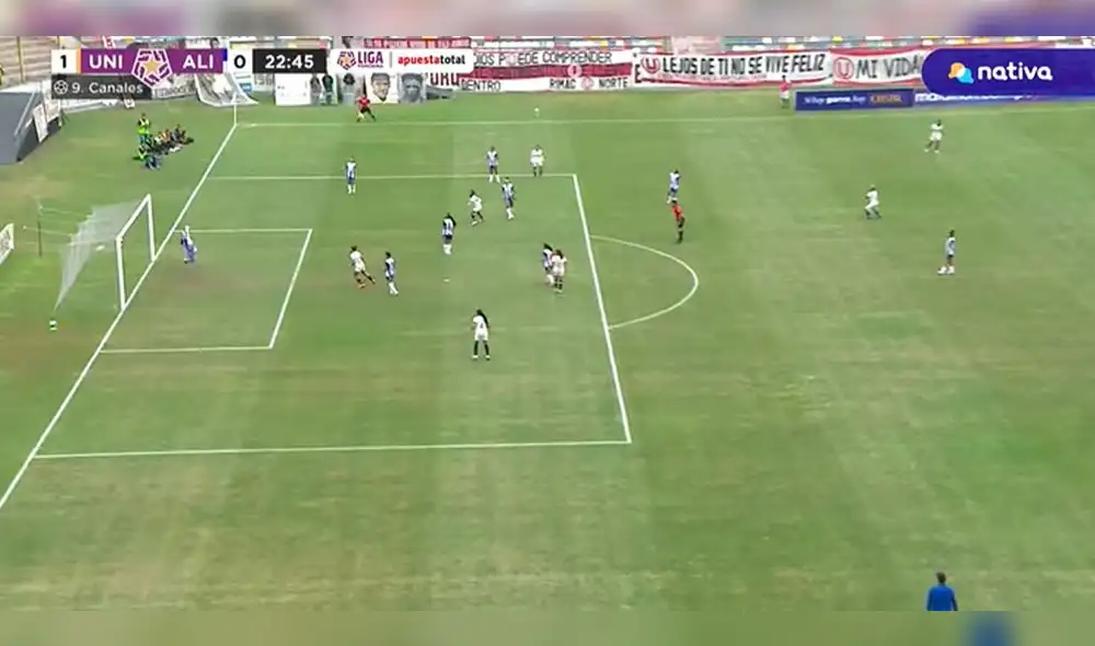 Universitario abre el marcador contra Alianza Lima en el Monumental. Foto: captura Nativa Universitario abre el marcador contra Alianza Lima en el Monumental. Foto: captura Nativa