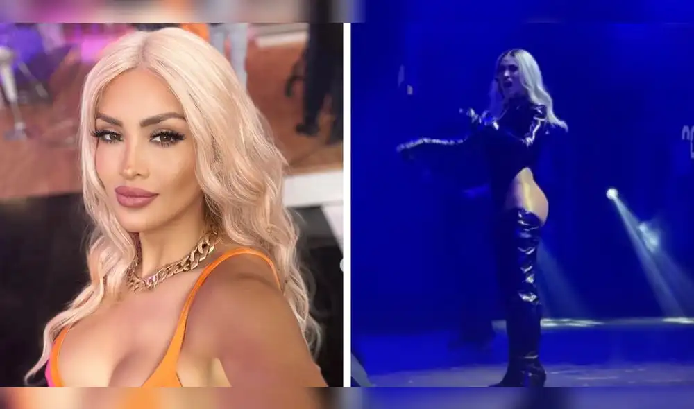 Micheille Soifer pasó un mal momento durante su presentación en el festival de reggaetón. Foto: composición LR / Instagram / Micheille Soifer