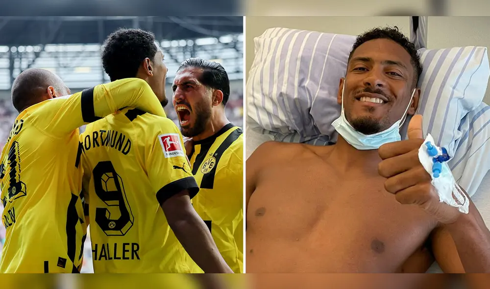 Sébastien Haller tuvo que estar casi medio año fuera de las canchas por un tumor cancerígeno. Foto: composición LR/EFE Sébastien Haller tuvo que estar casi medio año fuera de las canchas por un tumor cancerígeno. Foto: composición LR/EFE