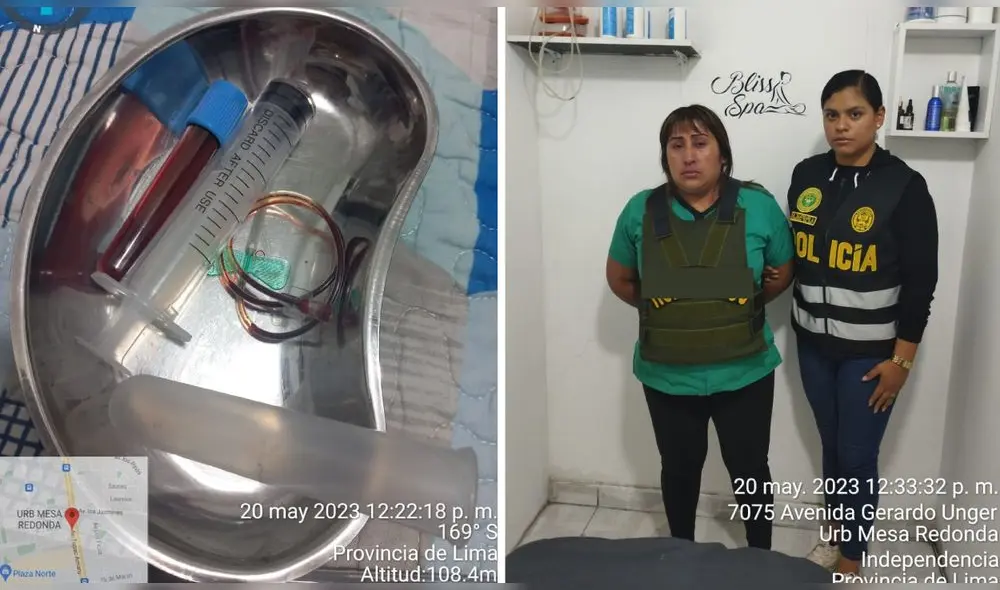 La fémina fue detenida por delito contra la salud pública. Foto: composición LR/PNP La fémina fue detenida por delito contra la salud pública. Foto: composición LR/PNP