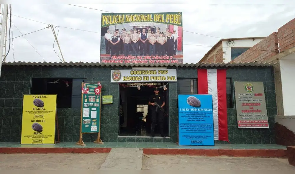 Policía de Punta Sal investiga el caso. Foto: PNP Policía de Punta Sal investiga el caso. Foto: PNP