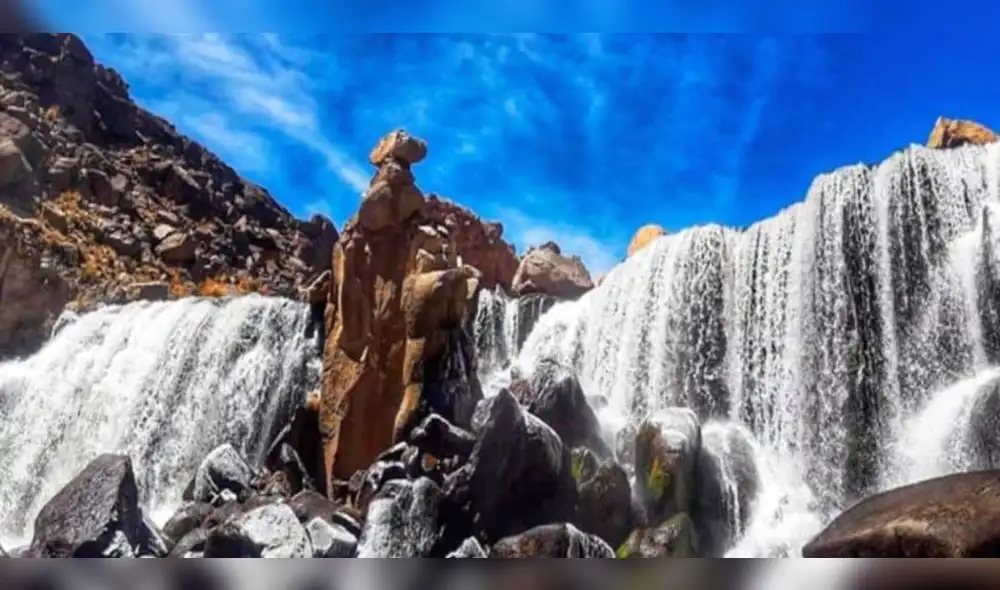 La catarata de Pillone está ubicada a 4,600 metros sobre el nivel del mar. Además de sus impresionantes vistas, podrás acampar en una zona cercana. Foto: Waman adventures/Instagram La catarata de Pillone está ubicada a 4,600 metros sobre el nivel del mar. Además de sus impresionantes vistas, podrás acampar en una zona cercana. Foto: Waman adventures/Instagram